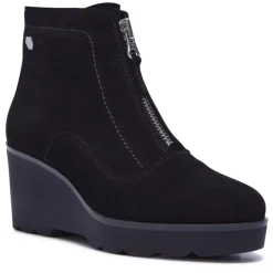 Kelania Black Suede Ankle Boots<Carl Scarpa Discount
