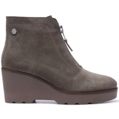 Kelania Grey Suede Ankle Boots<Carl Scarpa New