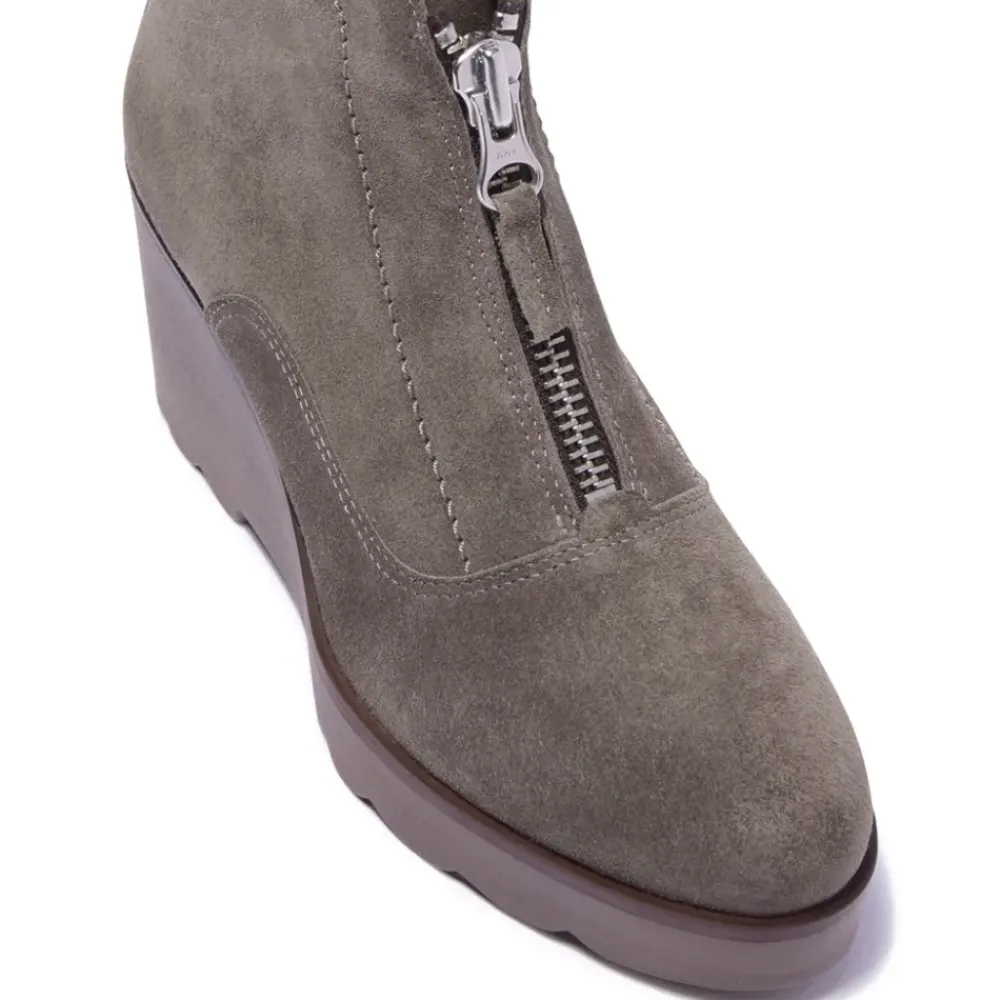 Kelania Grey Suede Ankle Boots<Carl Scarpa New