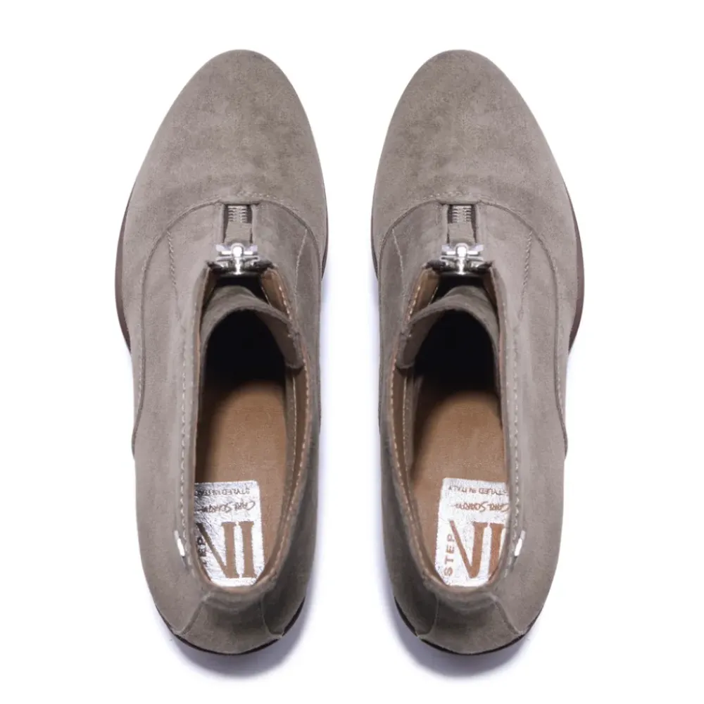 Kelania Grey Suede Ankle Boots<Carl Scarpa New