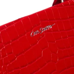 Kleo Red Croc Handbag<Carl Scarpa New