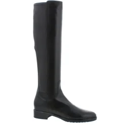 Lara Black Leather Knee-High Boots<Carl Scarpa Online