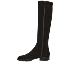 Lara Black Suede Knee-High Boots<Carl Scarpa