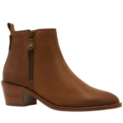 Laurelle Block Heel Suede Ankle Boots<Carl Scarpa Discount