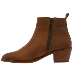 Laurelle Block Heel Suede Ankle Boots<Carl Scarpa Discount