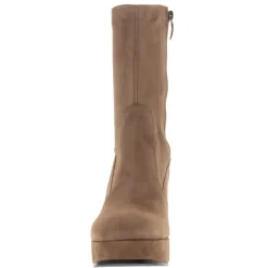Lavora Taupe Platform Ankle Boots<Carl Scarpa Hot