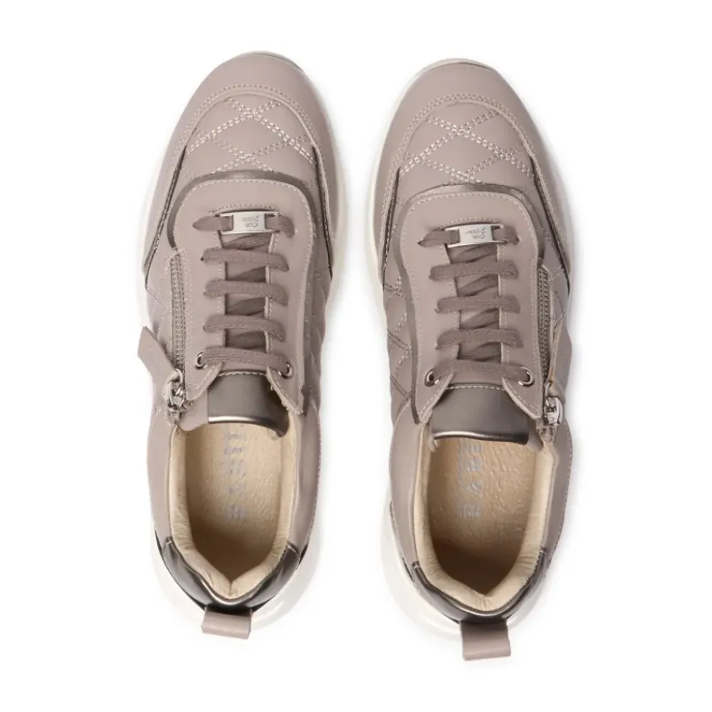 Lestina Grey Leather Leisure<Carl Scarpa New