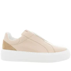 Mabel Beige Leather Trainers<Carl Scarpa New