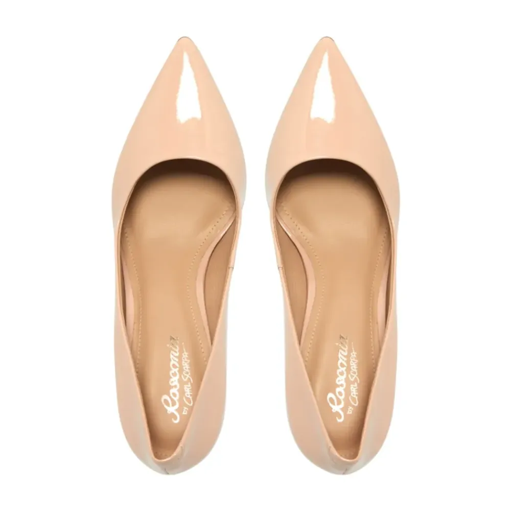 Malazzo Blush Patent Leather Heeled Courts<Carl Scarpa Online