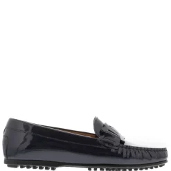 Martedi Navy Leather Penny Loafers<Carl Scarpa Outlet
