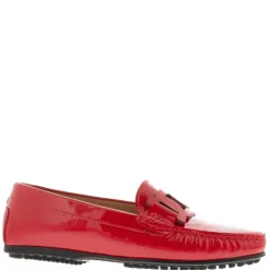 Martedi Red Leather Penny Loafers<Carl Scarpa Outlet