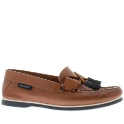Matteo Tan Leather Deck Shoes<Carl Scarpa Sale
