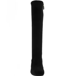Mimosa Black Italian Suede Knee High Boots<Carl Scarpa Online