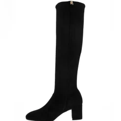 Mimosa Black Italian Suede Knee High Boots<Carl Scarpa Online