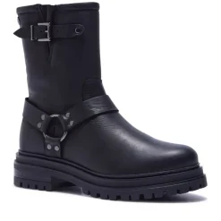 Molize Black Leather Ankle Boots<Carl Scarpa Outlet