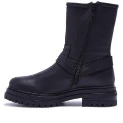 Molize Black Leather Ankle Boots<Carl Scarpa Outlet
