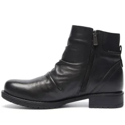 Nataria Black Leather Ankle Boots<Carl Scarpa Online