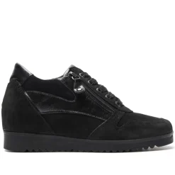 Nemoli Black Leather Trainers<Carl Scarpa Best