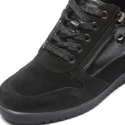 Nemoli Black Leather Trainers<Carl Scarpa Best
