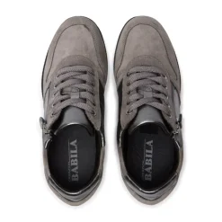 Nemoli Grey Leather Trainers<Carl Scarpa Hot