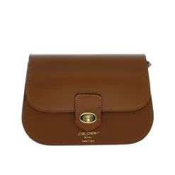 Orsina Tan Italian Leather Shoulder Bag<Carl Scarpa
