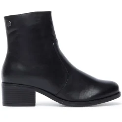 Orvieto Black Leather Ankle Boots<Carl Scarpa Online