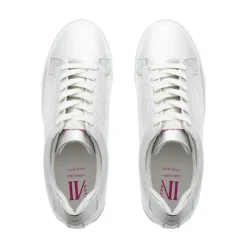 Padova Silver Leather Platform Trainers<Carl Scarpa Best