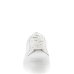 Padova White Leather Platform Trainers<Carl Scarpa
