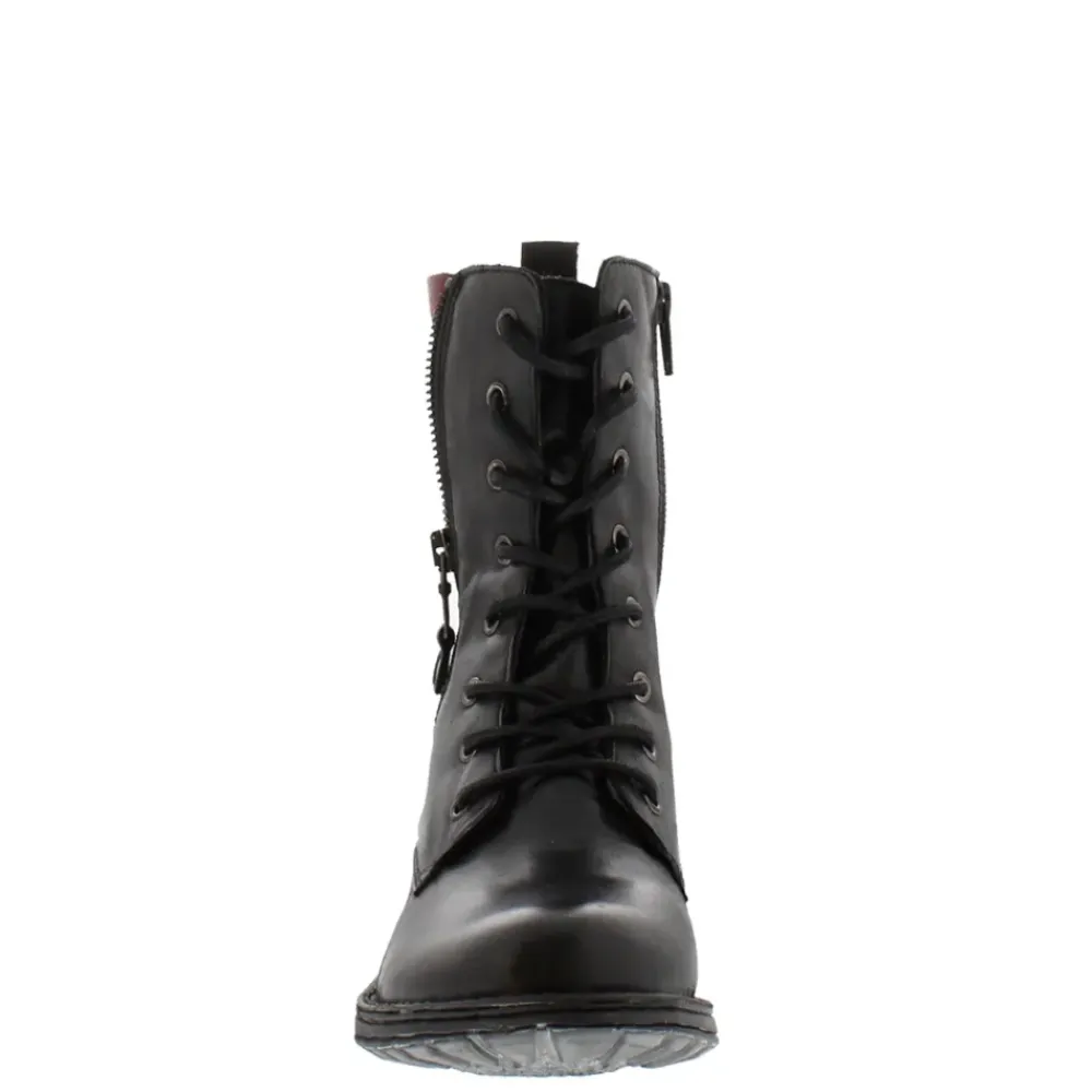 Paulette Black Lace-Up Ankle Boots<Carl Scarpa Hot