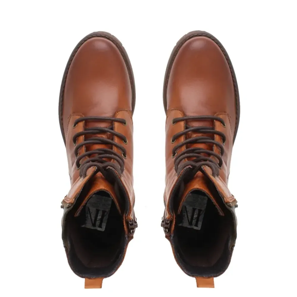 Paulette Brandy Lace-Up Ankle Boots<Carl Scarpa Best