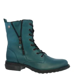Paulette Teal Lace-Up Ankle Boots<Carl Scarpa Outlet