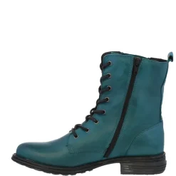 Paulette Teal Lace-Up Ankle Boots<Carl Scarpa Outlet