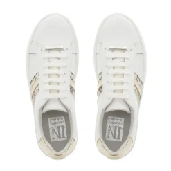 Polina Stripe Gold Platform Leather Trainers<Carl Scarpa