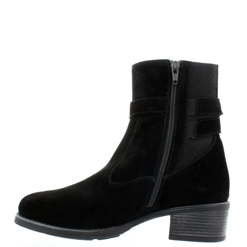 Pollenzo Black Suede Ankle Boots<Carl Scarpa New