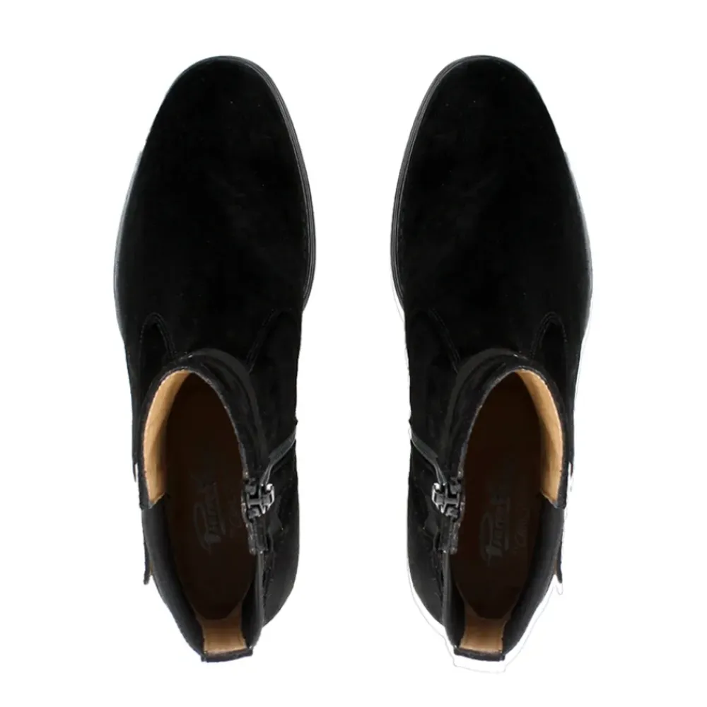 Pollenzo Black Suede Ankle Boots<Carl Scarpa New