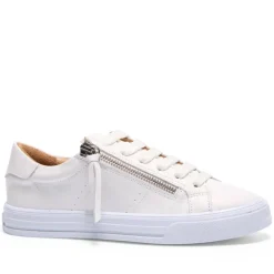 Ravi White Leather Flat Trainers<Carl Scarpa Discount