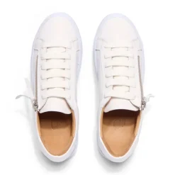 Ravi White Leather Flat Trainers<Carl Scarpa Discount