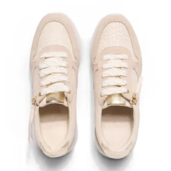Robyn Cream Leather Chunky Trainers<Carl Scarpa Sale
