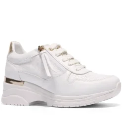 Robyn White Leather Chunky Trainers<Carl Scarpa Online