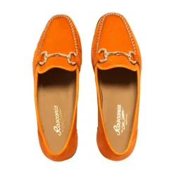 Rochette Orange Suede Snaffle Loafers<Carl Scarpa Clearance