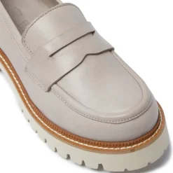 Rolita Grey Leather Loafers<Carl Scarpa