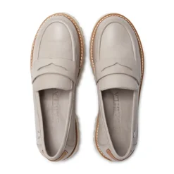 Rolita Grey Leather Loafers<Carl Scarpa