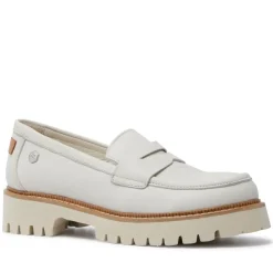 Rolita Off White Leather Loafers<Carl Scarpa New