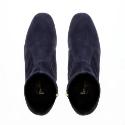 Rose Navy Suede Ankle Boots<Carl Scarpa Best