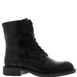 Rosemarie Black Leather Lace Up Ankle Boots<Carl Scarpa Outlet
