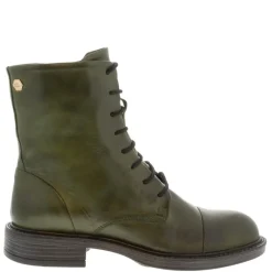 Rosemarie Green Leather Lace Up Ankle Boots<Carl Scarpa