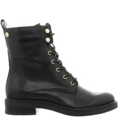 Roux Black Leather Lace Up Ankle Boots<Carl Scarpa Online