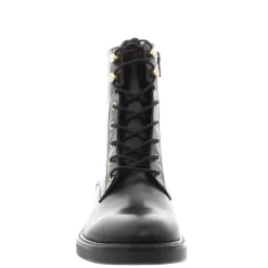 Roux Black Leather Lace Up Ankle Boots<Carl Scarpa Online