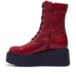 Sabbati Red Leather Ankle Boots<Carl Scarpa Online