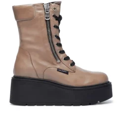 Sabbati Taupe Leather Ankle Boots<Carl Scarpa Outlet
